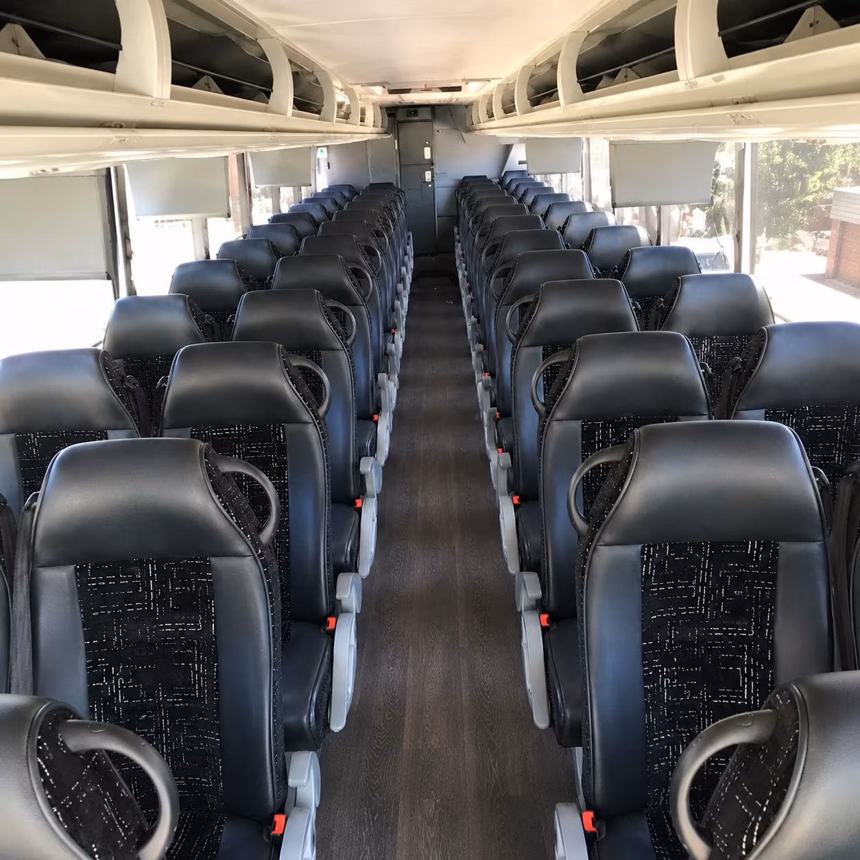 trenton charter bus interior gallery