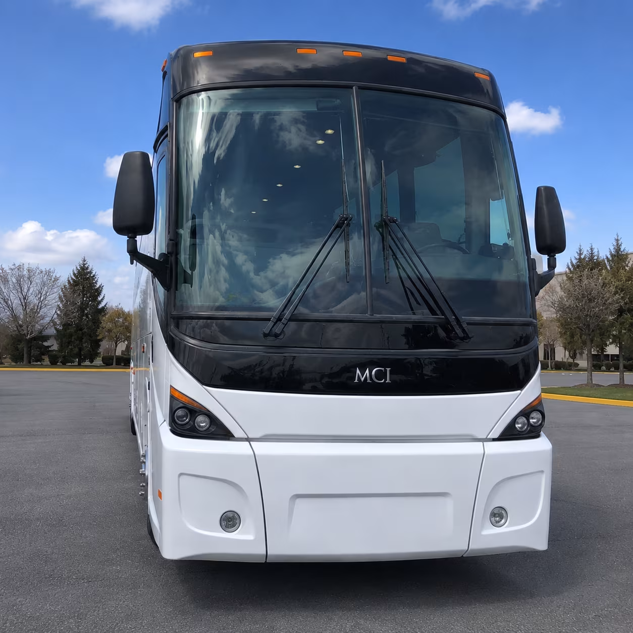 trenton charter bus services exterior