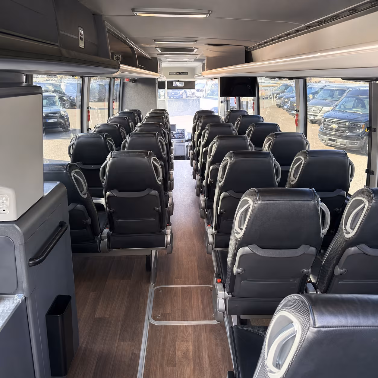 trenton long distance transportation onboard seating